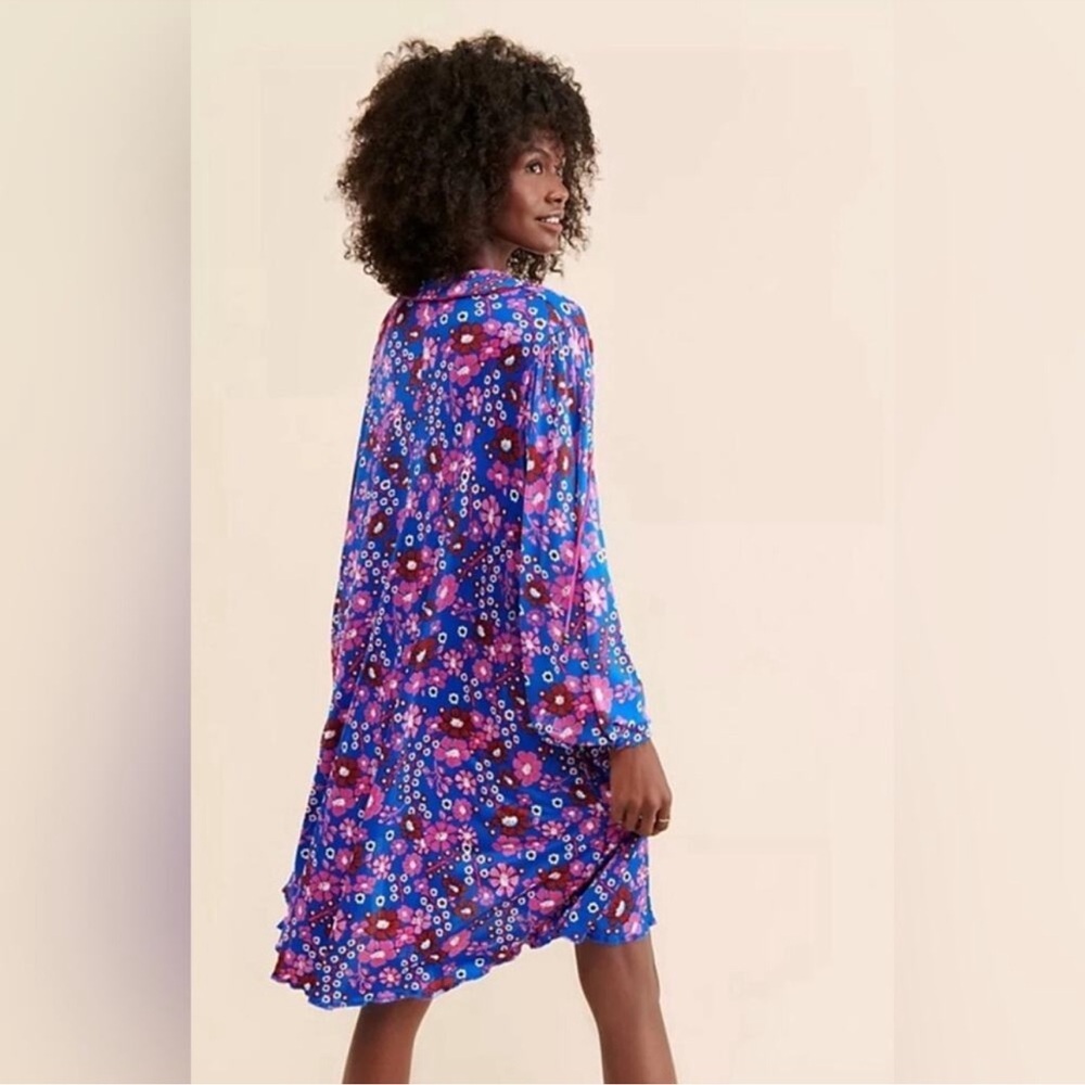 Free People Daisy Jane Botanical Combo Floral Print Mini Dress Size Medium‎ - Picture 2 of 8